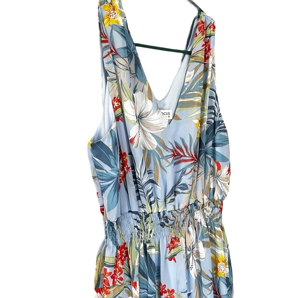 5 for $40 SALE!
EnFocus Studio tropical print, v neck, sheer dress 1/3 lined 12 - Picture 2 of 9